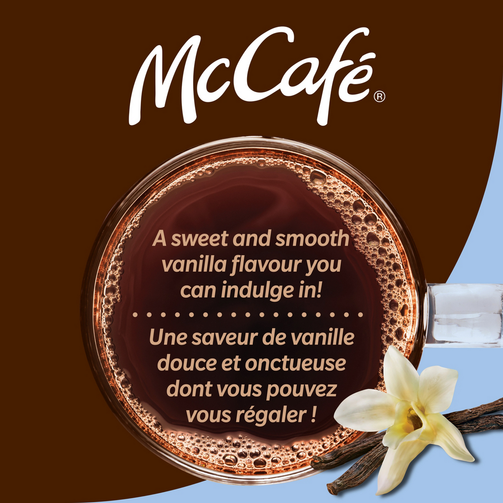 McCafé Premium French Vanilla Flavoured Medium Roast Ground Coffee