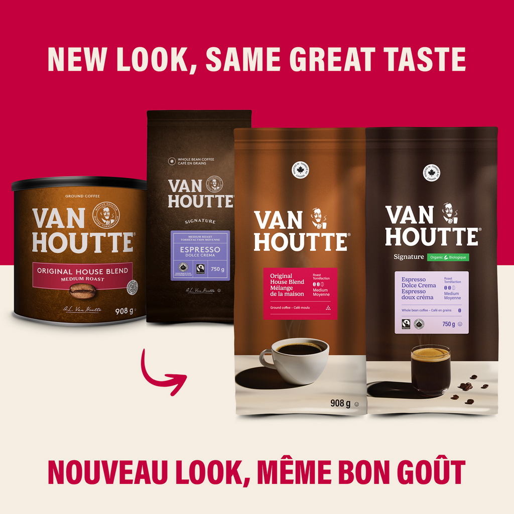 Van Houtte Espresso Dolce Crema Organic Fairtrade Medium Roast Espresso Ground
